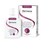DERMENA Revital Moisturizing - Regenerating Shampoo skirtas subrendusiems, pernelyg slenkantiems plaukams 200ml