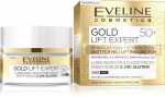 Eveline Gold Lift Expert 50+ Multi-maitinantis kremas-serumas dienai ir nakčiai 50ml