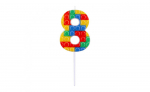 Žvakutė lego kaladėlės "8"