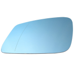 BMW 5 F07 Gran Turismo 2012- &Scaron;ildomas mėlynas veidrodėlio įdėklas kairėje