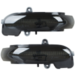 Mercedes CL203 S203 W203 C-klasės 01-07 kairysis + de&scaron;inysis posūkio veidrodėliai rūkyti dinaminiai LED 2 vnt. rinkinys