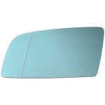 BMW 5 E60 / E61 03-10 veidrodėlio įdėklas &scaron;ildomas mėlynas kairysis