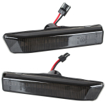 BMW 3 E36 FL 96-99 LED &scaron;oninių posūkių žibintų rinkinys &bdquo;SMOKED DYNAMIC&ldquo;, 2 vnt.