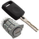 Audi A4 B6 00-04 kairių priekinių durų spynos įdėklas su raktu