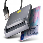 CARD READER FLAT SMARTCARD/ID/USB2.0 1.3M CRE-SM3T AXAGON CRE-SM3T 8595247908278