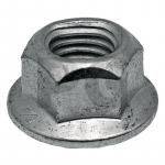 &Scaron;e&scaron;iakampė veržlė With flange, with clamp, solid metal nut