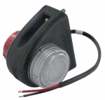 Gabaritinis LED žibintas, 12 V, skaidri/raudona, tvirtinama varžtais, "Britax
