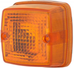 Kontrolinė lemputė 21W, kvadratinė, 12V, geltona, tvirtinama varžtais, 84x51x84mm, Hella