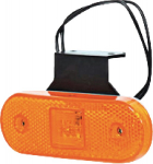 Gabaritinis žibintas LED, stačiakampė, 12-24 V, 113,5x40x26,5 mm, Kramp