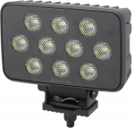 Darbinė LED lempa, 100W, 8950lm, stačiakampė, 12/24V, balta, 150x112x52,7mm Deutsch ki&scaron;tukas, Flood, 20LED's