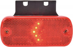 Gabaritinis žibintas LED, stačiakampė, 12-24 V, 105,4x45x11,8 mm, Kramp