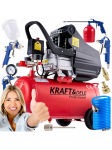 Tepalinis kompresorius 24 l + 8 dalių priedų rinkinys KD400-K3
