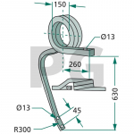 Tvirtas kultivatoriaus kotas Centre, twisted