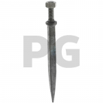 Akėčių noragai i&scaron; boro plieno Quenched and tempered, Tiesus