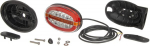 Daugiafunkcinis galinis LED žibintas, stačiakampis, 12-24 V, 136,4x91x40 mm, Kramp