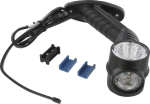 Žibintas LH LED, apvalus, 12 V, raudonas/baltas/oranžinis, su nuolatinės srovės ki&scaron;tuku, Asp&ouml;ck