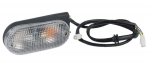 Krypties ir padėties žibintas LH apvalus, 12 V, gintarinis / permatomas, tvirtinamas varžtais, 171x62x80,5 mm, Cobo