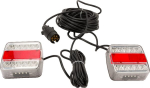 Žibintų komplektas LED 12 V montuojamas 12 m kabelis
