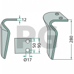 Pakėlimo veržlė HD M16 x 1.5 mm
