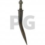 20/16 X 180 Akėčių noragas M14 I&scaron;lenktas