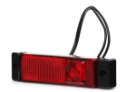 Gabaritinis žibintas LED, stačiakampė, 12-24V, 130x32x20mm, Kramp