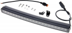 LED bar žibintas, 105W, 8820lm, stačiakampio formos, 12/24V, balta/oranžinė, 525,5x40x54,4mm Deutsch ki&scaron;tukas, Combo, lenkta, 21LED's, E-BOOST