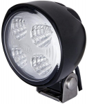 Darbinis LED žibintas, 800lm, apvalus, 12/24V, skaidrus, tvirtinamas varžtais, &Oslash; 83mm, 4 LED, Hella