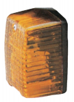 Kontrolinė lemputė LH stačiakampio formos, gintarinė, tvirtinama varžtais, 88x56x59 mm, Cobo