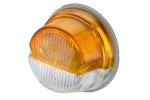 Krypties ir padėties žibintas 18/3W, apvalus, 12 V, gintarinis / permatomas, &Oslash; 78 mm, "Hella