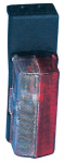Žibintas stačiakampis, 12/24V, raudonas/baltas, tvirtinamas varžtais, 124x37x43mm, Jokon