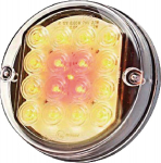Daugiafunkcinis galinis LED žibintas, apvalus, 12-24 V, &Oslash; 115 mm, 5 kontaktų, Kramp