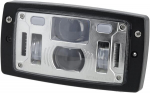 Priekinis LED žibintas, 40/22W, stačiakampis, 10-30V, 185x102x82, tolimosios/mažosios &scaron;viesos, gabaritinės &scaron;viesos, H4 jungtis, Kramp