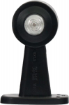 Žibintas LH LED, apvalus, 12/24V, raudonas/permatomas, tvirtinamas varžtais, 83x68x135mm, Waś