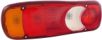 Galinis žibintas stačiakampis, 12/24V, baltas/raudonas/gintarinis, tvirtinamas varžtais, 350x130x83mm, AMP 7 kontaktų, Vignal