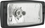 Žibintas halogeninis, stačiakampis, 12/24V, 184x102mm, Kramp