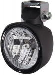 Darbinis halogeninis žibintas, 65 W, apvalus, 12 V, skaidrus, tvirtinamas varžtais, 83x47,5x111 mm, "Hella