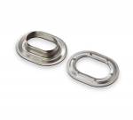 Ovalios kilpos 22,5x13,5 mm INOX