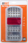 Daugiafunkcinė lemputė RH LED, stačiakampė, 12V, 235x105x53mm, 5 kontaktų bajonetas, gopart