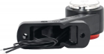 Žibintas RH LED, apvalus, 12/24 V, gintarinis/raudonas/baltas, tvirtinamas varžtais, 131 mm, Waś