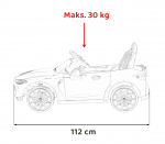 Elektromobilis vaikams BMW M4 geltoNes spalvos