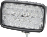 Darbinis LED žibintas, 90W, 6000lm, stačiakampis, 10-30V, baltas, potvynio, Deutsch ki&scaron;tukas, 30 LED, Kramp