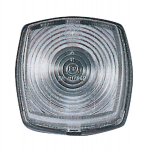 Žibinto gaubtas, skaidrus 62x62 mm LH/RH Geka