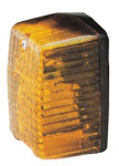 Kontrolinė lemputė LH stačiakampio formos, gintarinė, prisukama varžtais, 88x56x59 mm Deutsch ki&scaron;tukas, Cobo