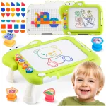 Magnetinė pie&scaron;imo lenta-staliukas su tangrama &bdquo;Ricokids&ldquo;, 3 viename