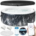 Pripučiamas SPA &bdquo;Intex Glow Deluxe&ldquo;, 4 asmenims, su LED