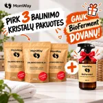 MomWay balinimo kristalų rinkinys &ndash; 3 pakuotės + BioFerment dovanų