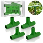 Augalų atramų jungtys &bdquo;Plonos&ldquo;, 3 tipo, 11 mm, 4 vnt., žalios