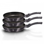 3 Dalių Akmens Masės Keptuvių Rinkinys BERLINGERHAUS