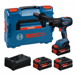 BOSCH EXPERT EXSB18V-150 smūginis gręžtuvas - suktuvas 2x8/1x5.5 Ah L-Boxx
