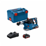 BOSCH GBH 18V-22 + GDE 18V-12 perforatorius 2x4 Ah L-Boxx